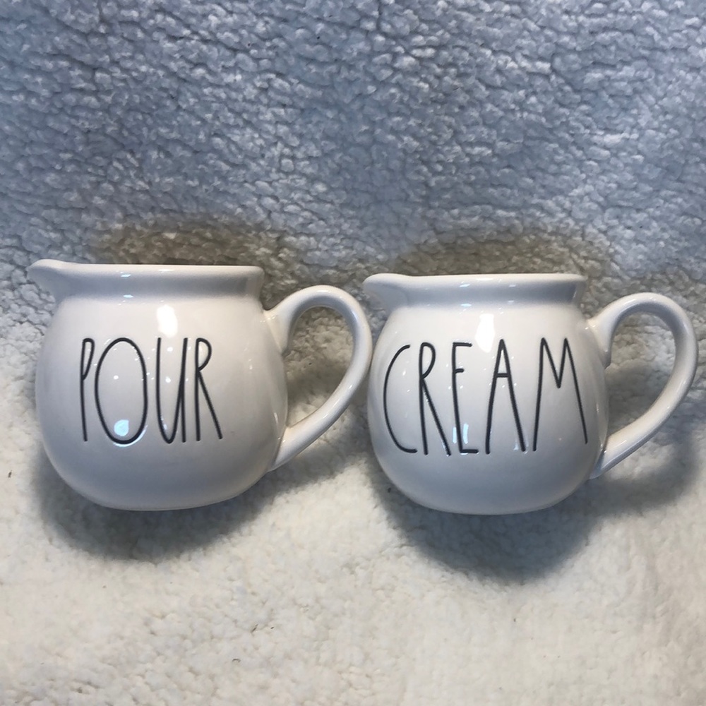 Rae Dunn Cream and Pour Canisters